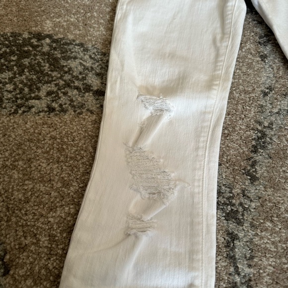 J-Brand brand new cropped distressed skinny jeans - white - Picture 7 of 8